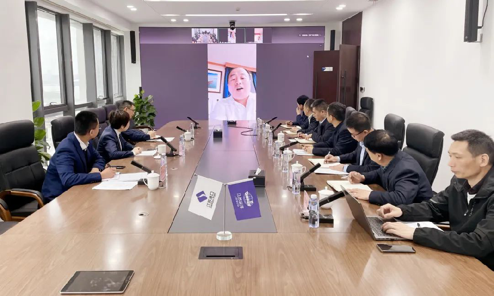 省港口集團(tuán)副總經(jīng)理、黨委委員唐文一行赴江蘇遠(yuǎn)洋開展“五一”節(jié)前安全生產(chǎn)大檢查