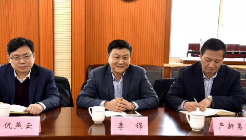 省港口集團物流公司李錦董事長一行來我司拜訪