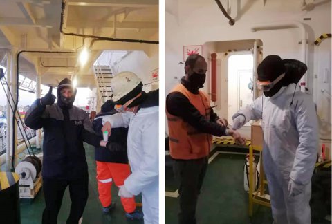 【一線紀(jì)實(shí)】最高標(biāo)準(zhǔn)！最嚴(yán)要求！“江遠(yuǎn)永州”輪堅(jiān)決筑牢海上疫情防線